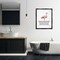 Stupell Industries Traditional Flamingo in Bath Floater Framed Canvas Wall Art Design by Annalisa Latella